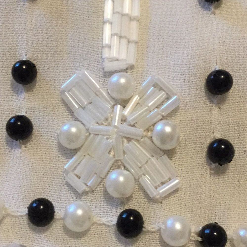 French Connection Sleeveless A-Line Dress beaded - Picture 9 of 9